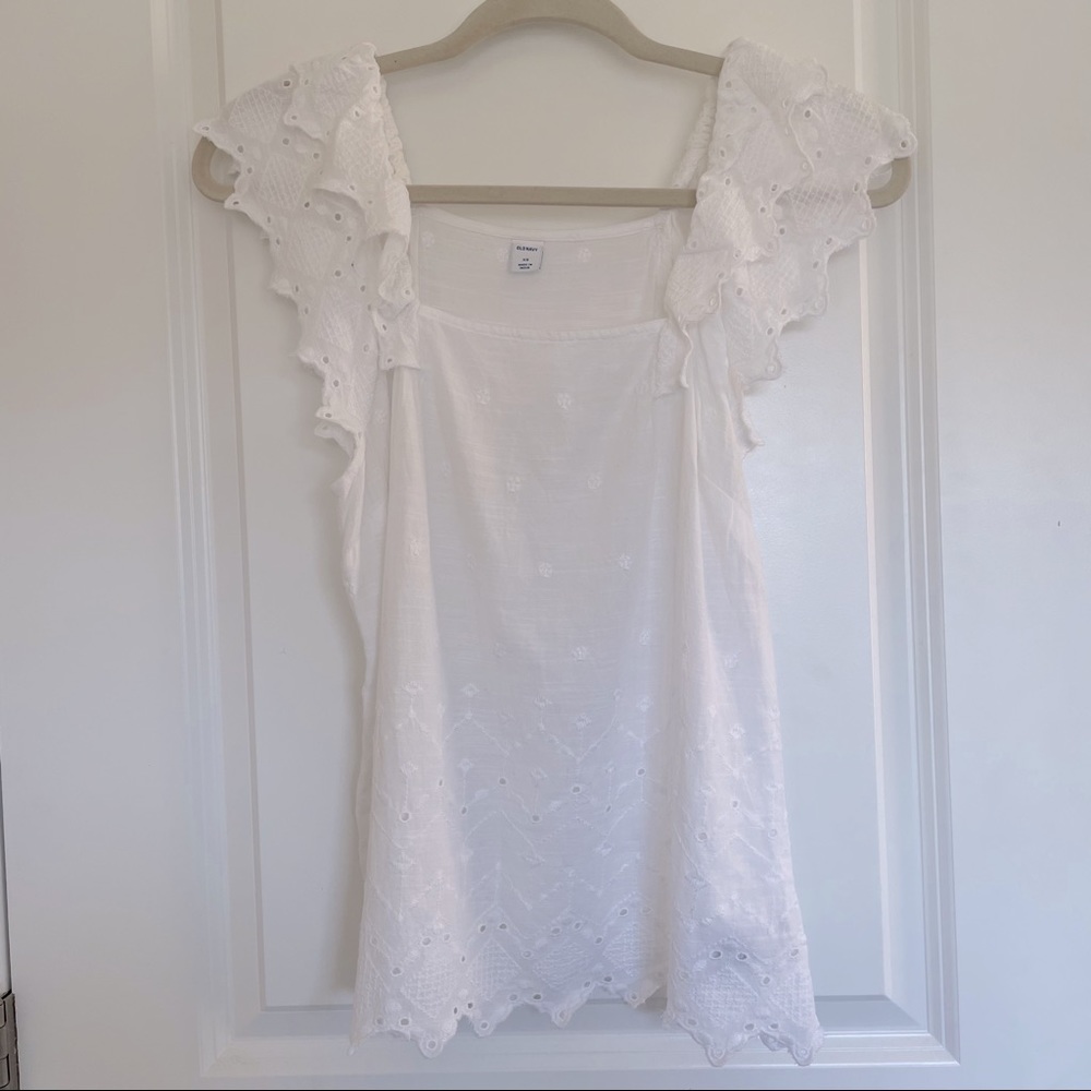 OLD NAVY White Tunic Top